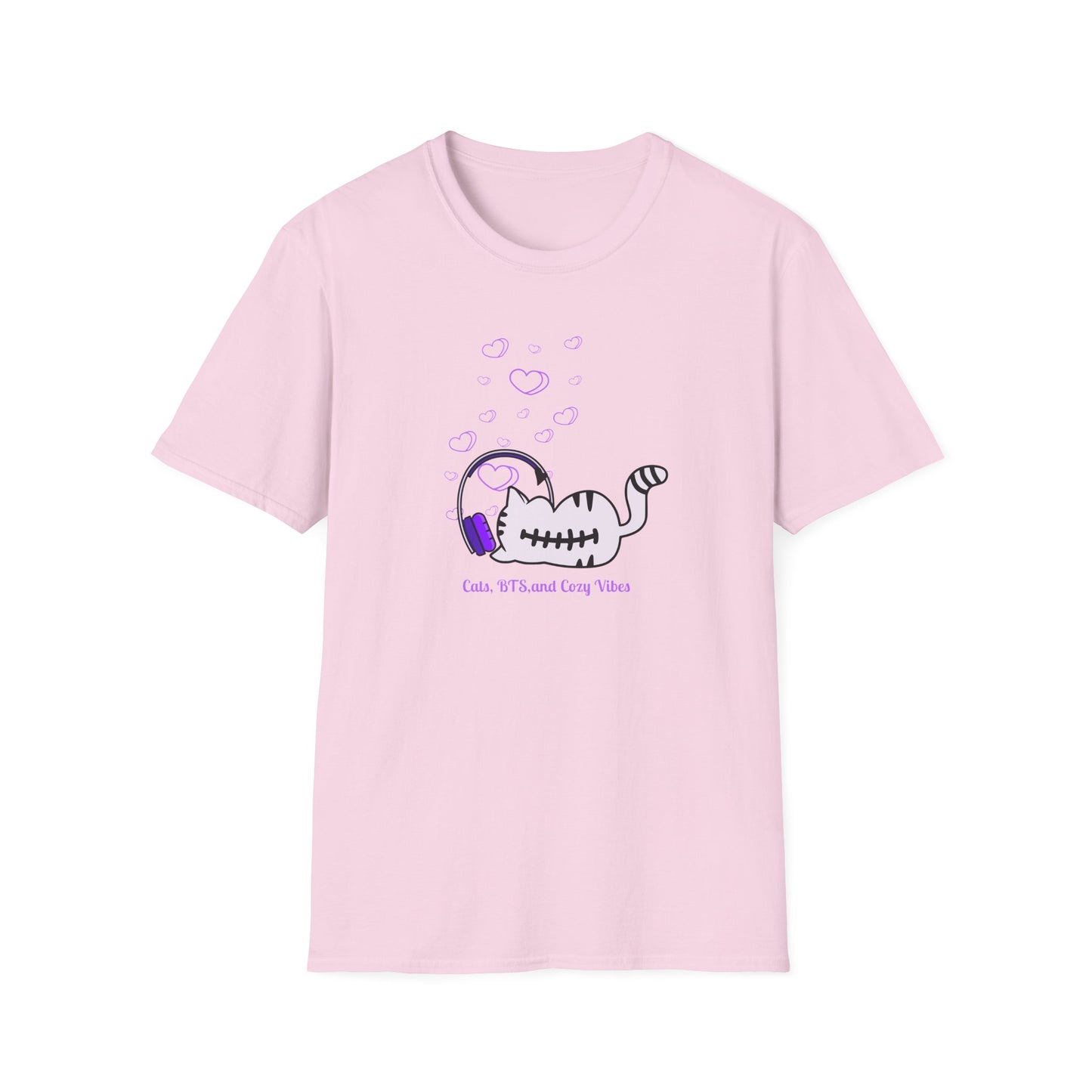 BTS Funny T lofi chill vibes Cats BTS and cozy vibes custom fan shirt