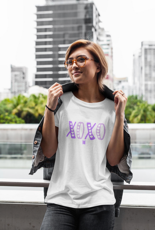 XOXO BTS wear your love loud and proud fan graphic tshirt