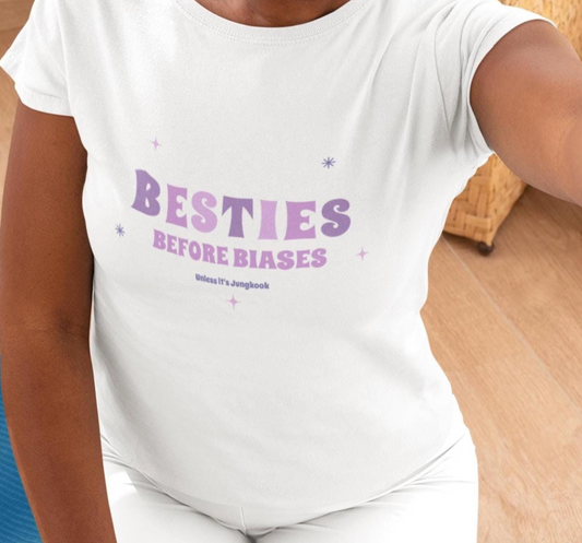 Jungkook BTS Besties before Biases custom fan shirt