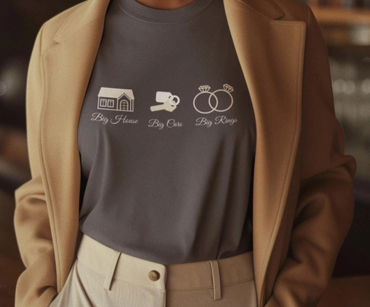 Suga BTS Big house, big car, big rings custom fan shirt