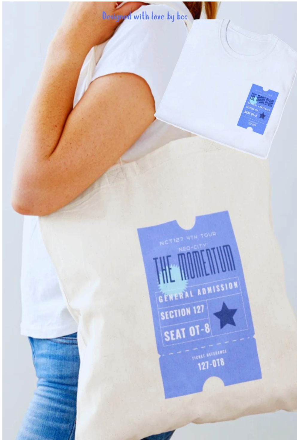 Carry the Momentum: The Ultimate NCT 127 Tour Cotton Canvas Tote Bag