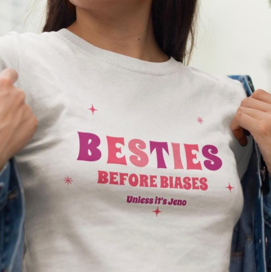 Jeno NCT DREAM Besties before Biases custom fan shirt