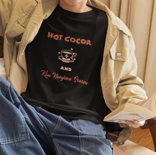Kim Namjoon and Hot Cocoa Season custom fan shirt