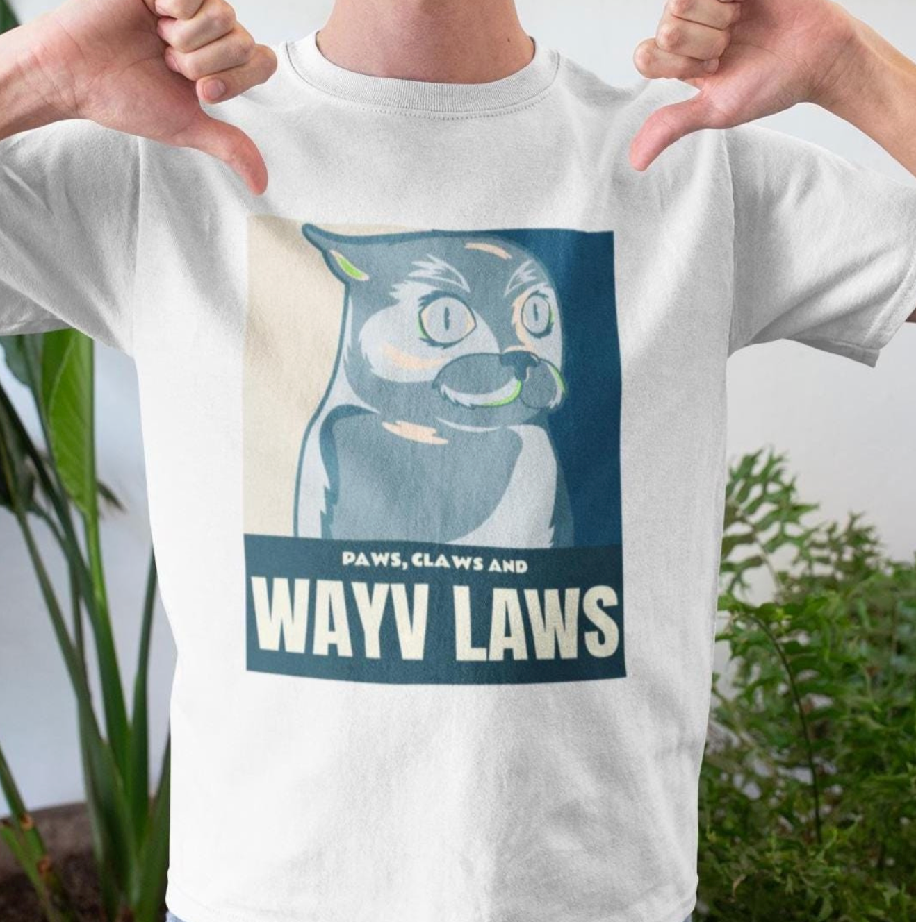 NCT WayV Paws, Claws, and WayV Laws custom fan shirt