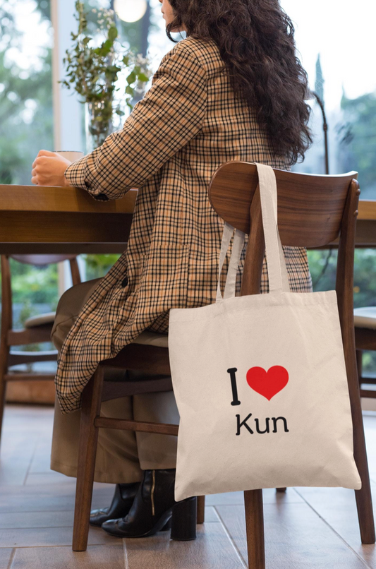 WayV I love Kun Cotton Canvas Tote Bag Lead the Way