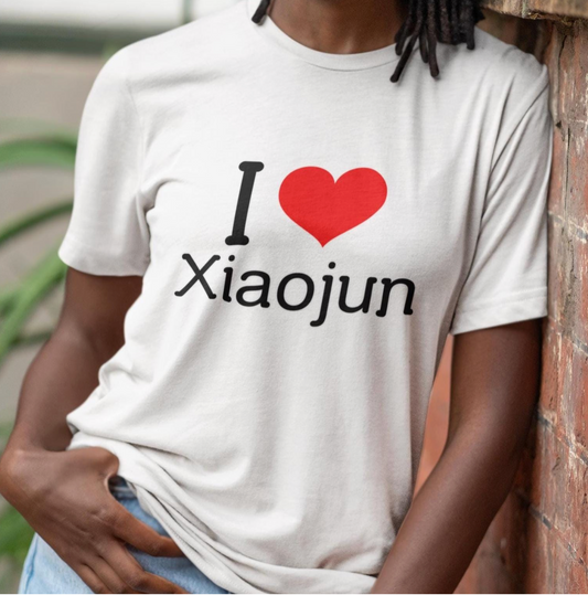 NCT WayV I love Xiaojun custom fan shirt