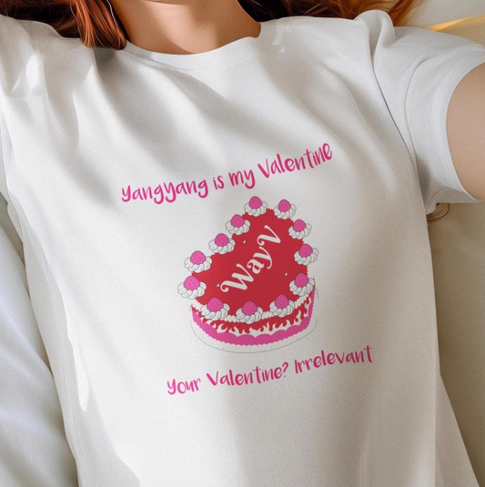 NCT WayV Yangyang is my Valentine T-shirt custom fan shirt