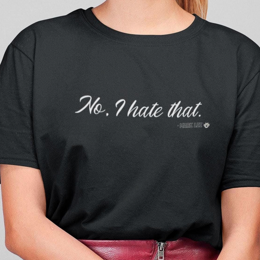 NCT IYKYK Mark Lee's No, I hate that custom fan shirt