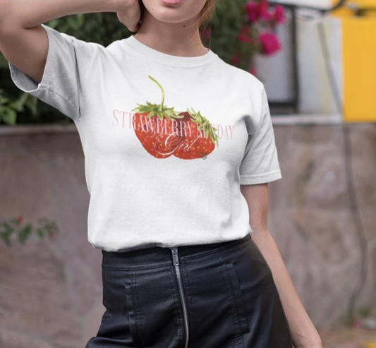 NCT DoJaeJung Strawberry Sunday Girl unisex softstyle fan shirt Jaehyun Doyoung Jungwoo 127