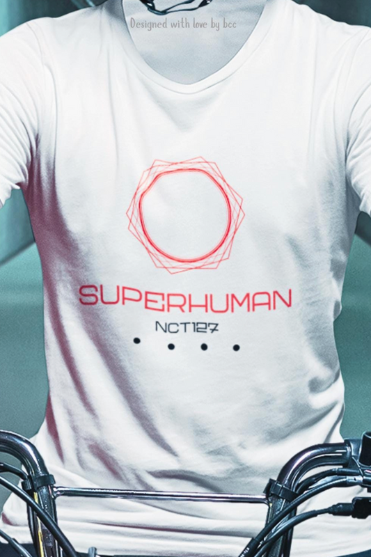 NCT127 Superhuman Energy Tee Rise Above the Ordinary fan shirt concert shirt mark lee haechan jungwoo doyoung johnny