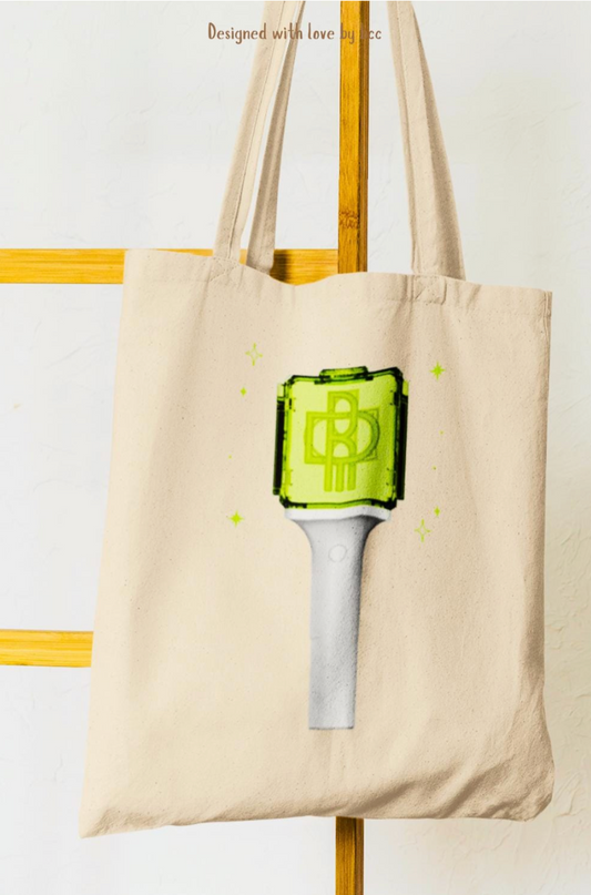 NCT Dream Lightstick Tote Carry the Neo Light Always Cotton Canvas Tote Bag