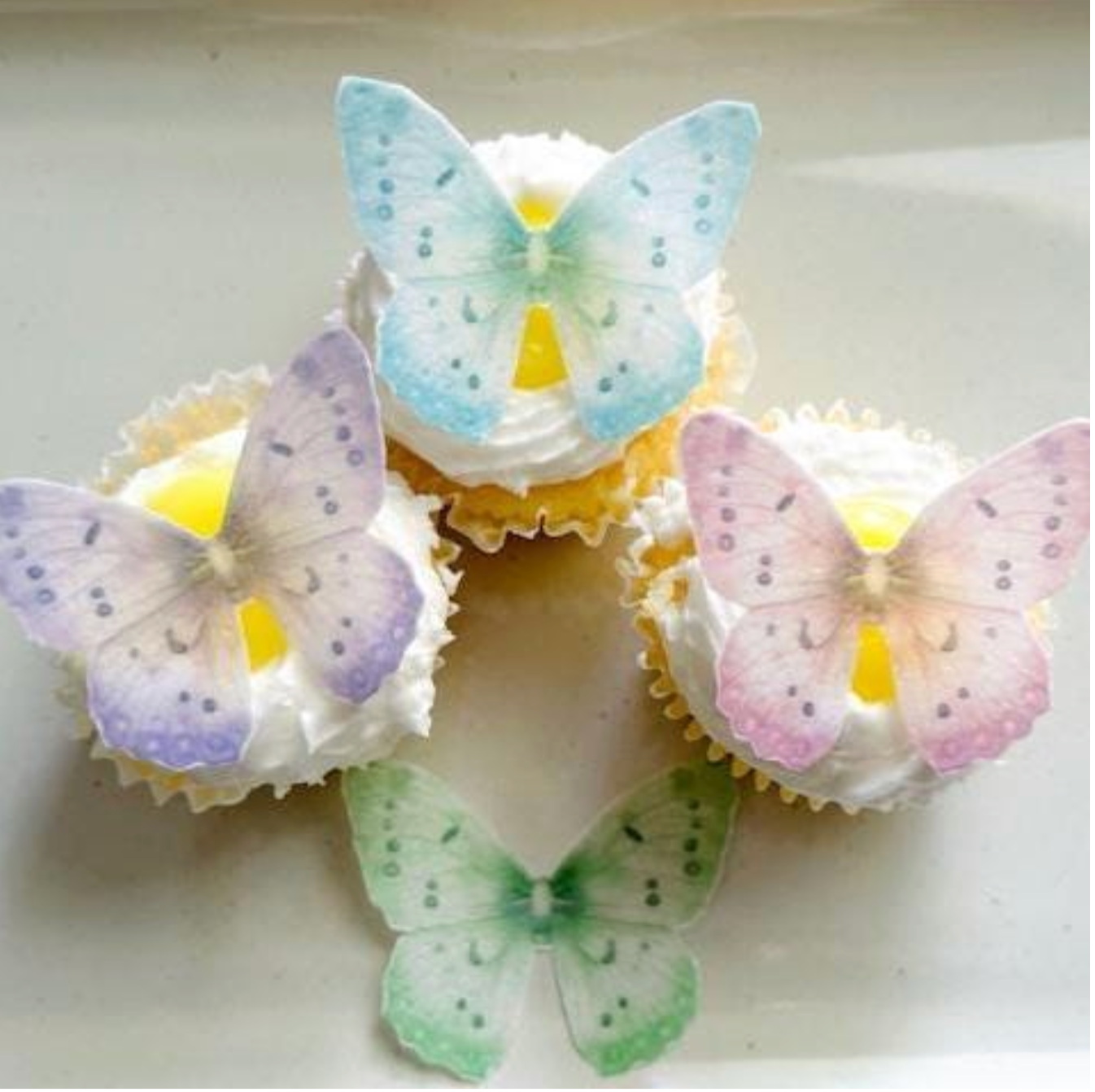 Spotted Boho Custom Edible Pre-Cut 3D Wafer Paper Butterflies - Multi-Sized For Cakes, Desserts, Drinks, Parties, Weddings and Bouquets