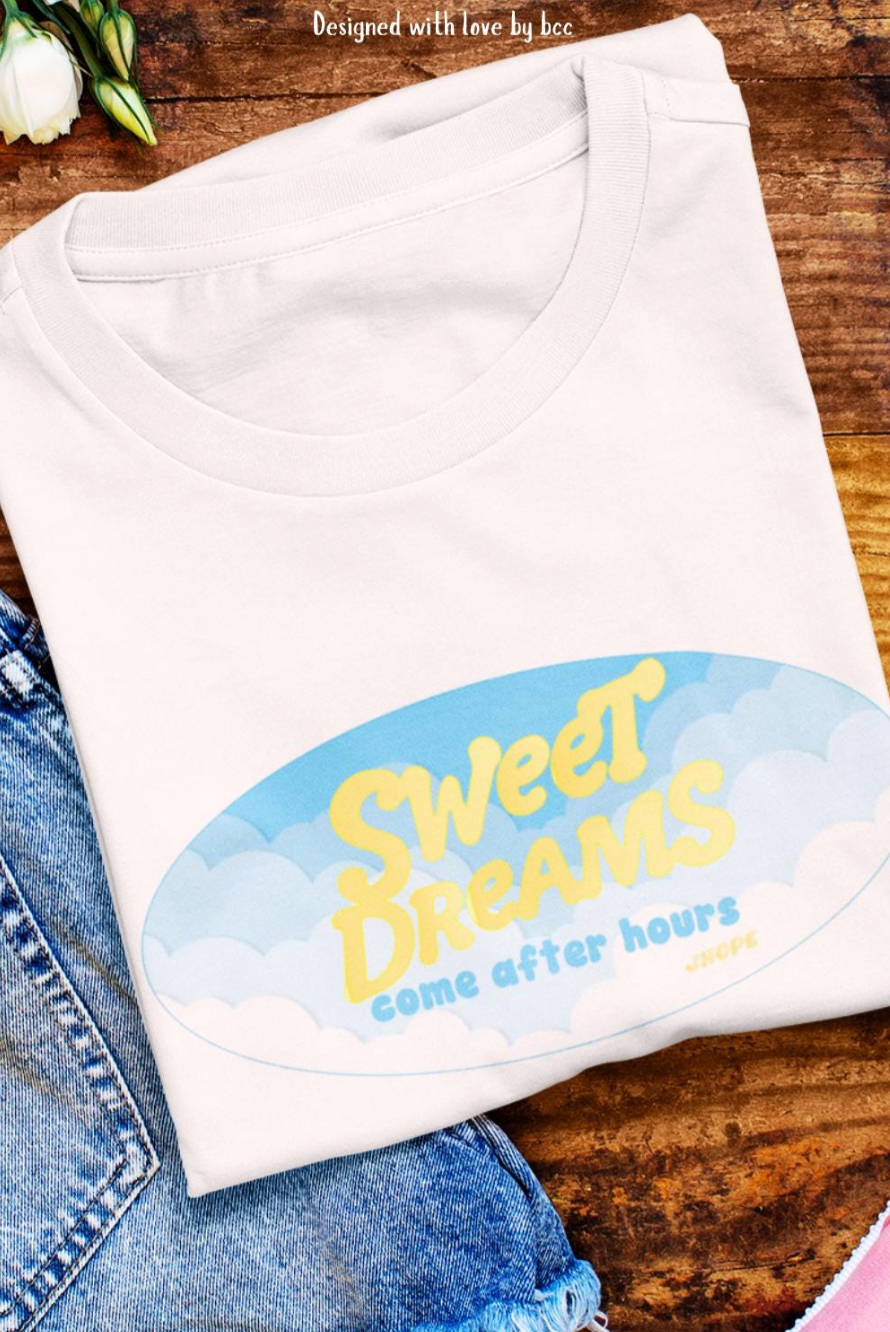 Jhope exclusive cloudscape unisex softstyle tee soar through sweet dreams