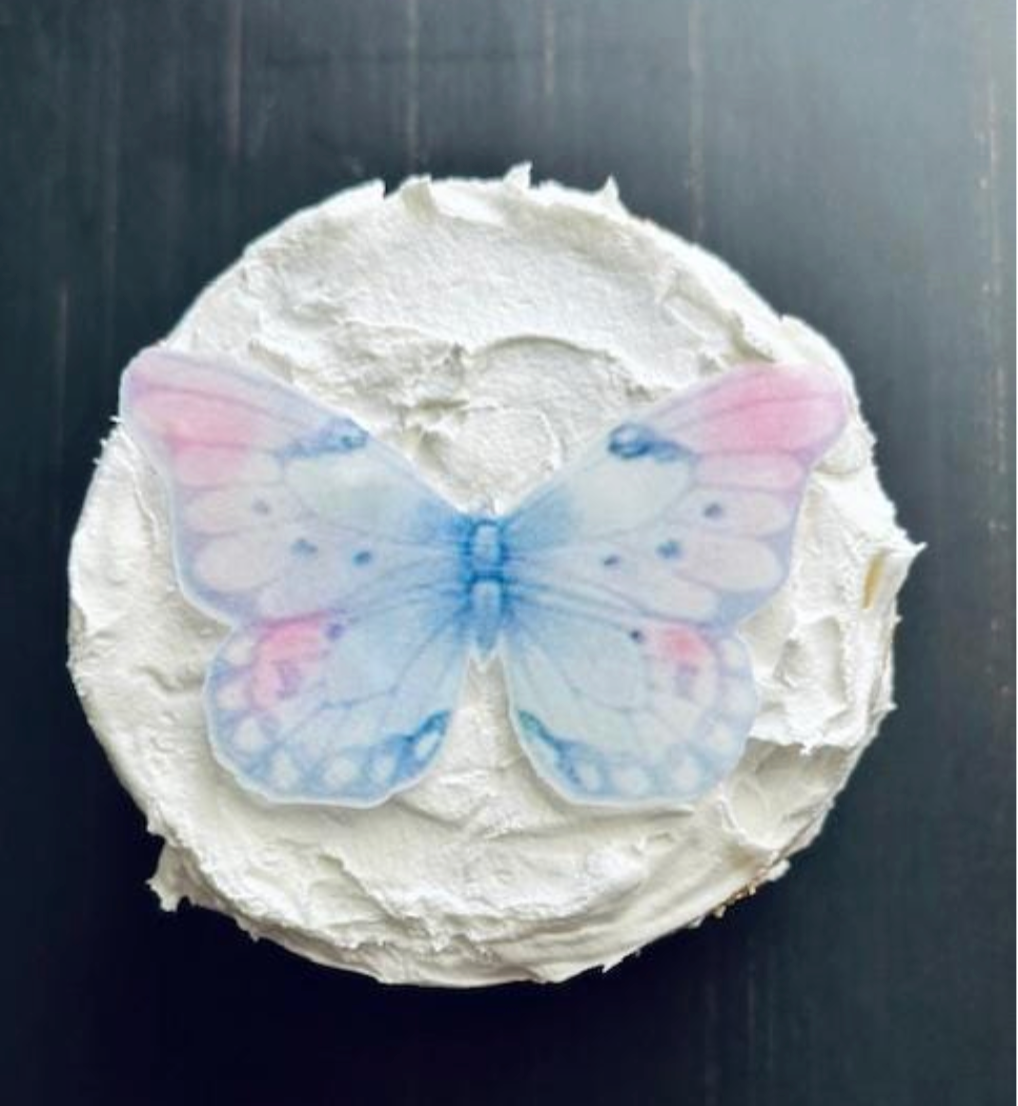 Purple and Pink Edible Pre-Cut 3D Wafer Paper Butterflies - Multi-Sized Edible Butterflies