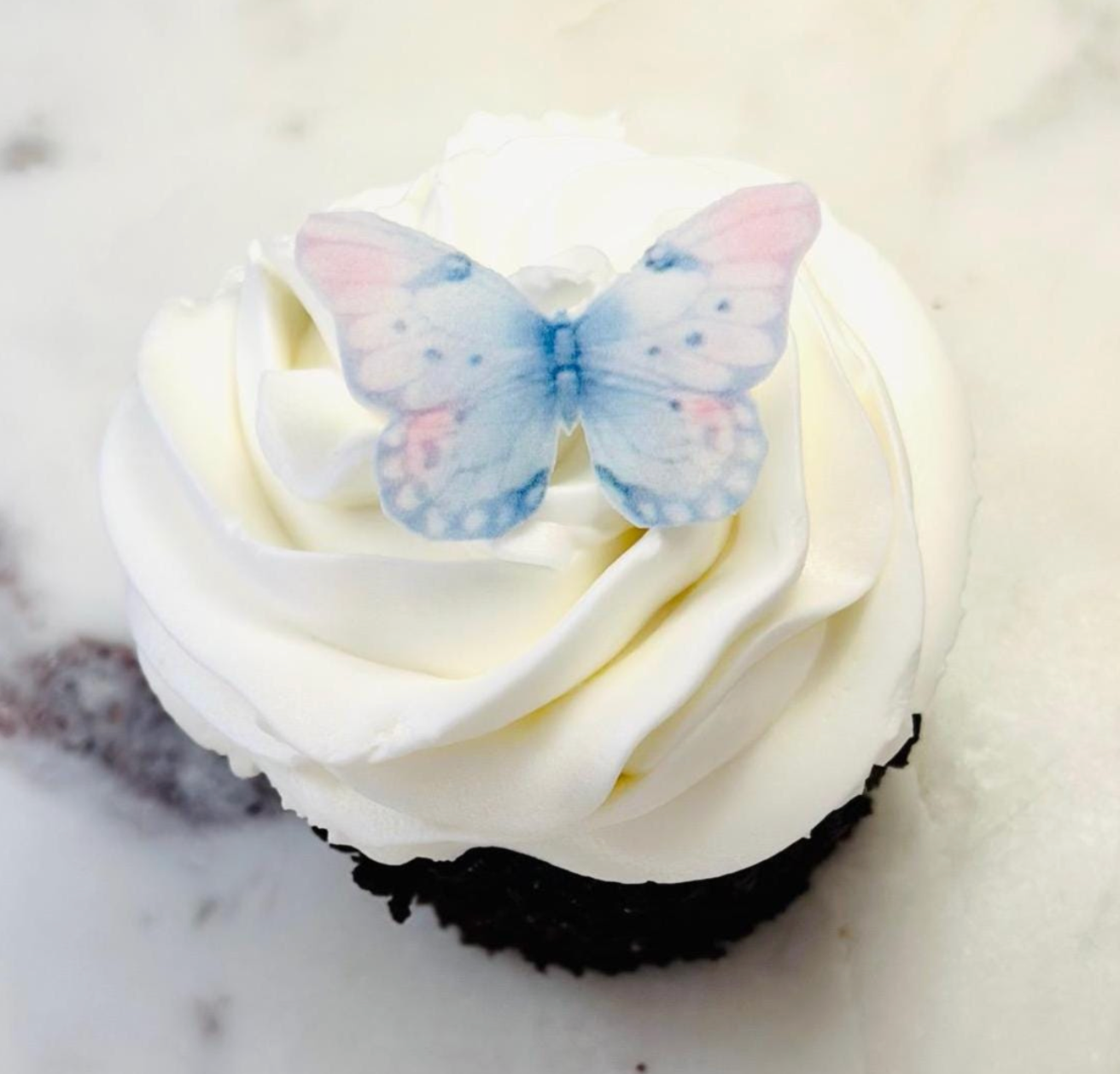 Purple and Pink Edible Pre-Cut 3D Wafer Paper Butterflies - Multi-Sized Edible Butterflies