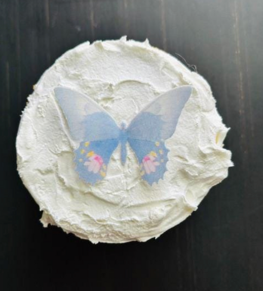 Lavender Art deco Edible Pre-Cut 3D Wafer Paper Butterflies - Multi-Sized Edible Butterflies
