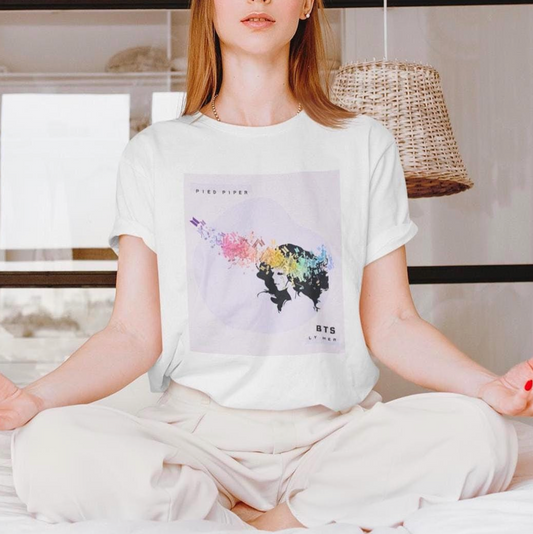 BTS Pied Piper Album Art Fan Tee Irresistibly Iconic kpop lover gift jungkook jimin jhope jin taehyung suga namjoon