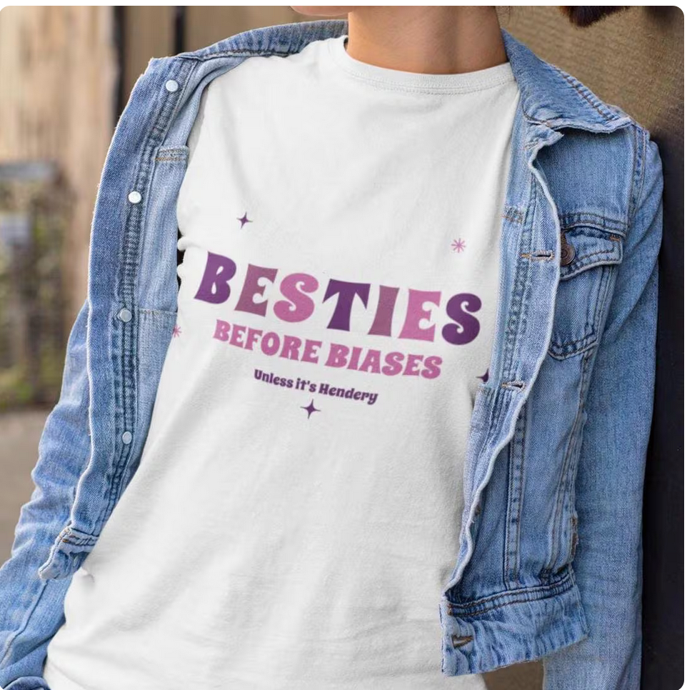 Hendery NCT WayV Besties before Biases custom fan shirt