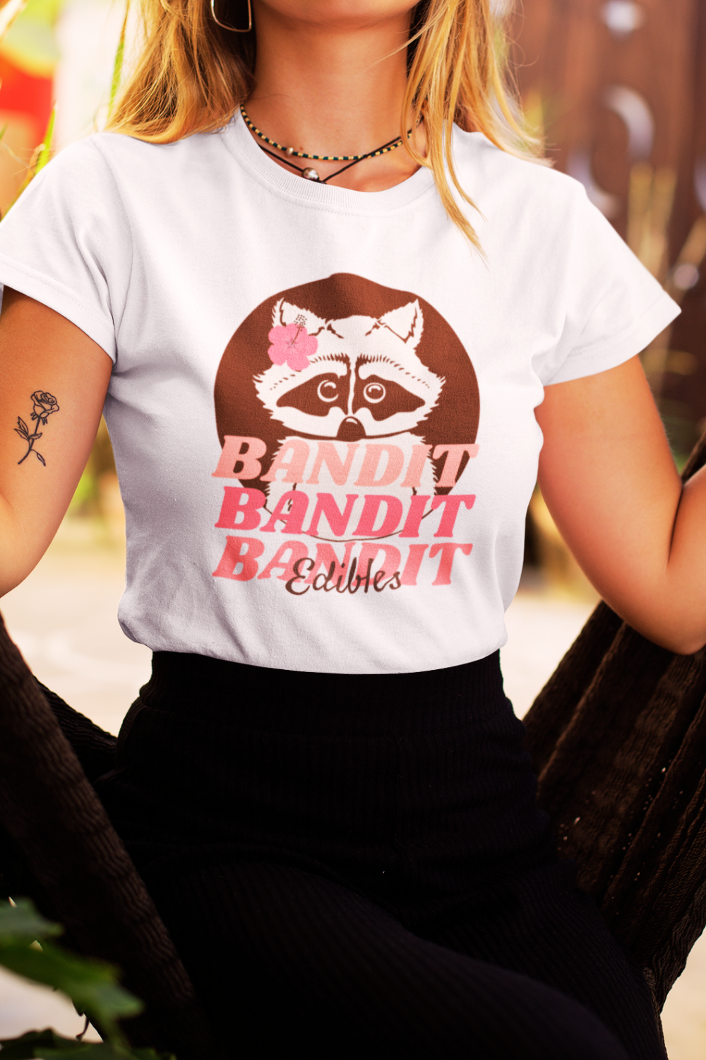 Bandit Edibles Summer Beachwear Sweet, Sneaky, Stylish Tee