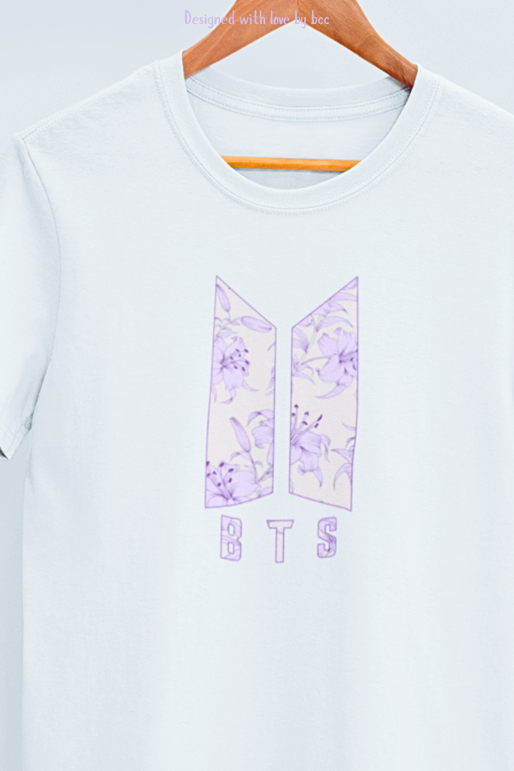 BTS Floral Bloom Logo Tee jungkook jimin jin taehyung jhope suga namjoon easter mother's day