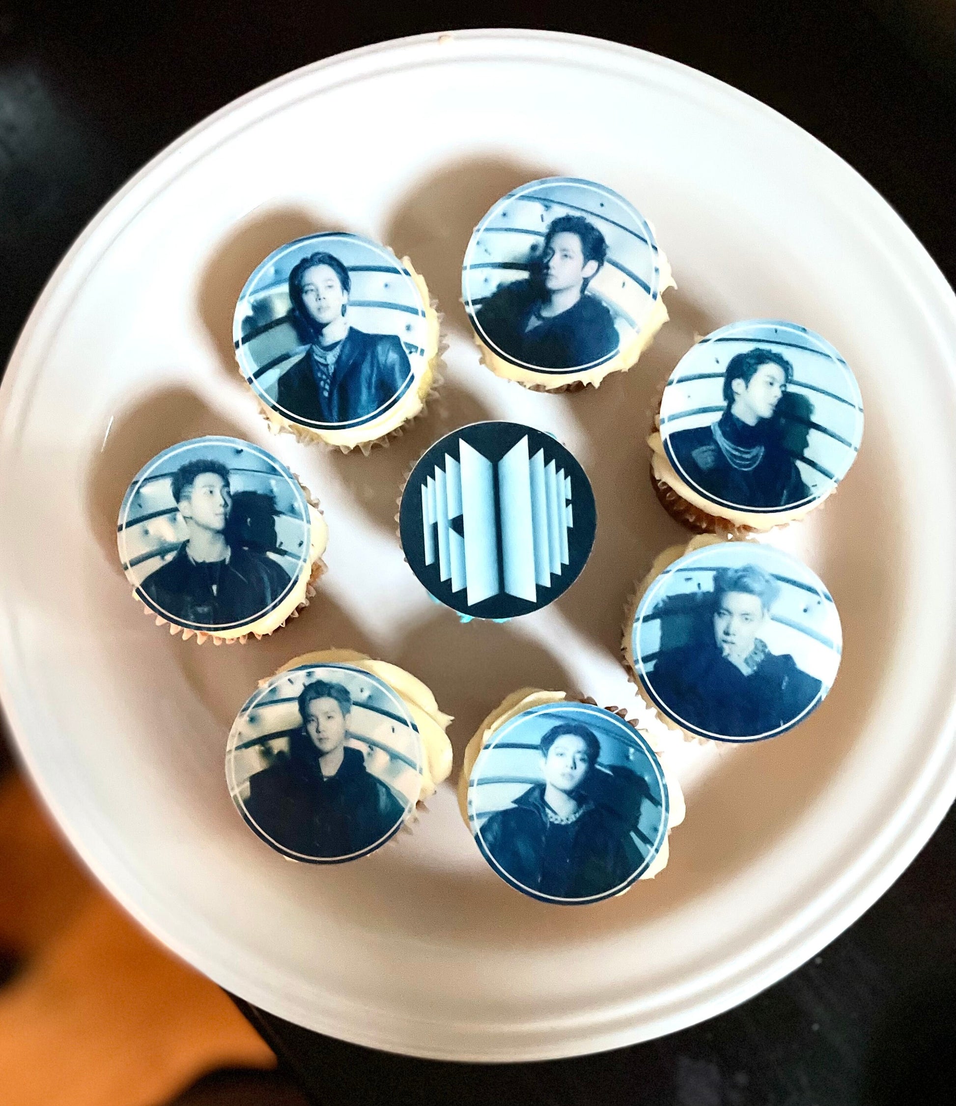 BTS Proof Cupcake Toppers - Custom Edible Drink Toppers for drinks/bakedgoods/marshmallows