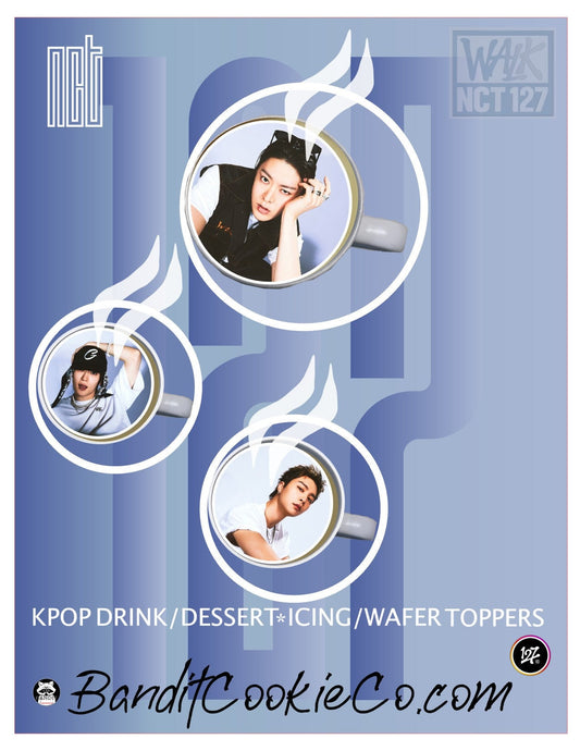 Custom Edible Icing Sheet Toppers - NCT 127 KPop Party Decorations