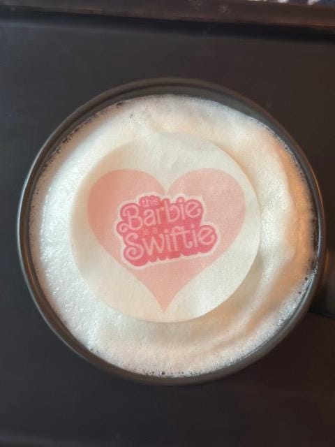 Edible Taylor Swift Custom cupcake, drink, cake, dessert, coffee, toppers wafer paper, icing sheet