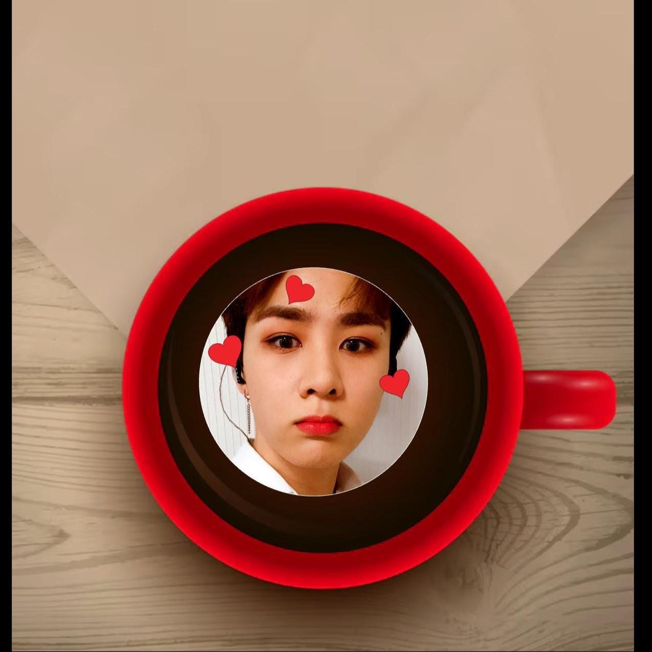 Kpop NCT Lover's Dream: Edible WayV Cupcake & Drink Decorations Valentines Day
