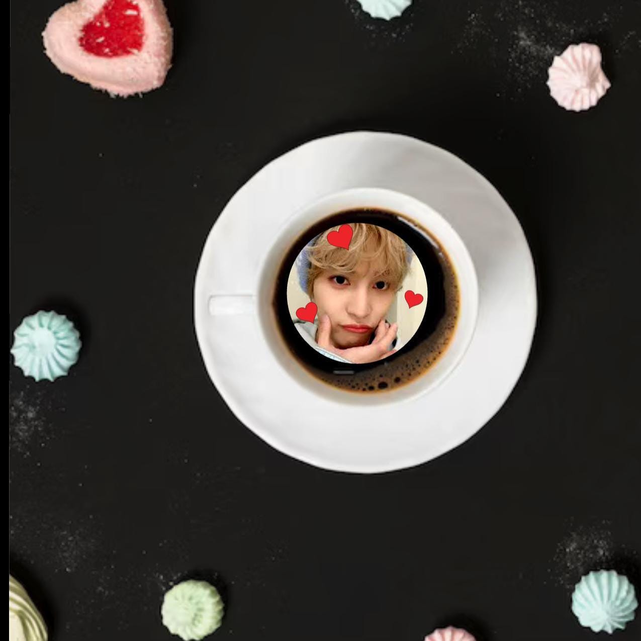 Kpop NCT Lover's Dream: Edible WayV Cupcake & Drink Decorations Valentines Day