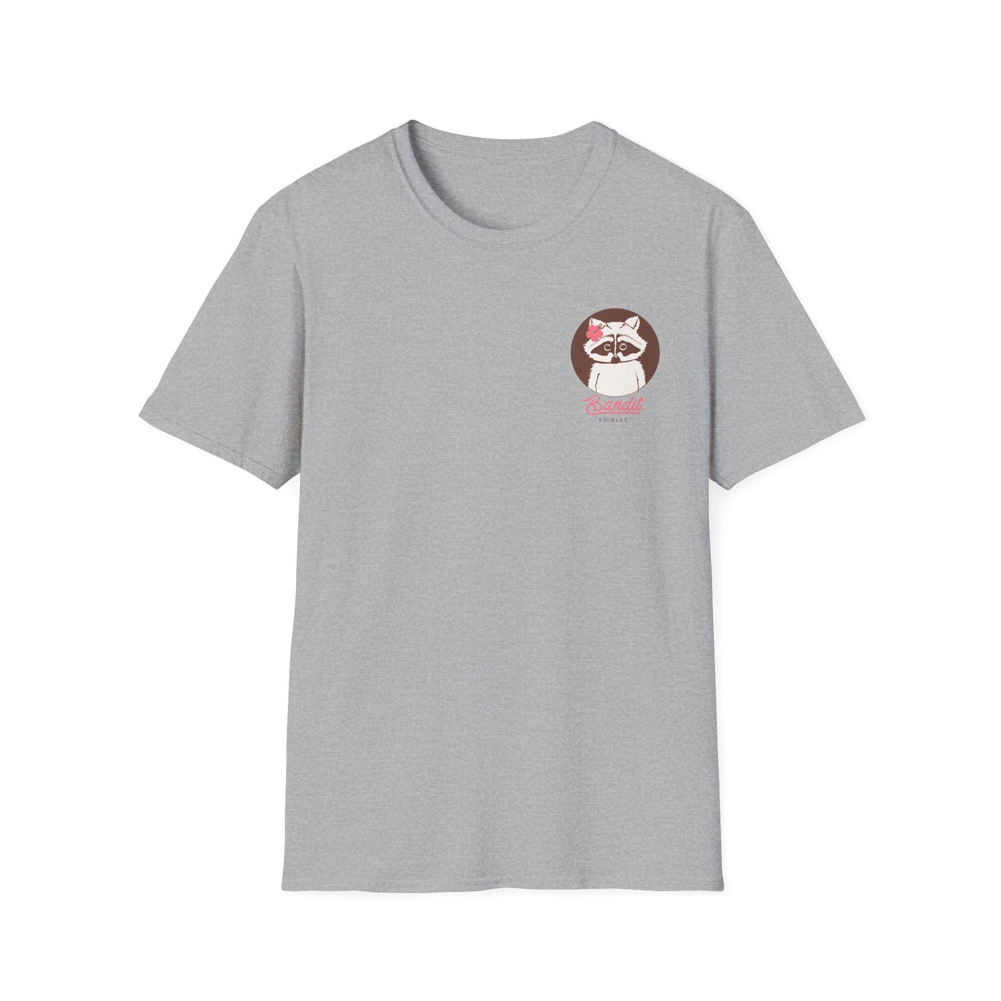 Bandit Edibles Style Your Go-To Summer Tee Surf Style Raccoon Logo Beachwear