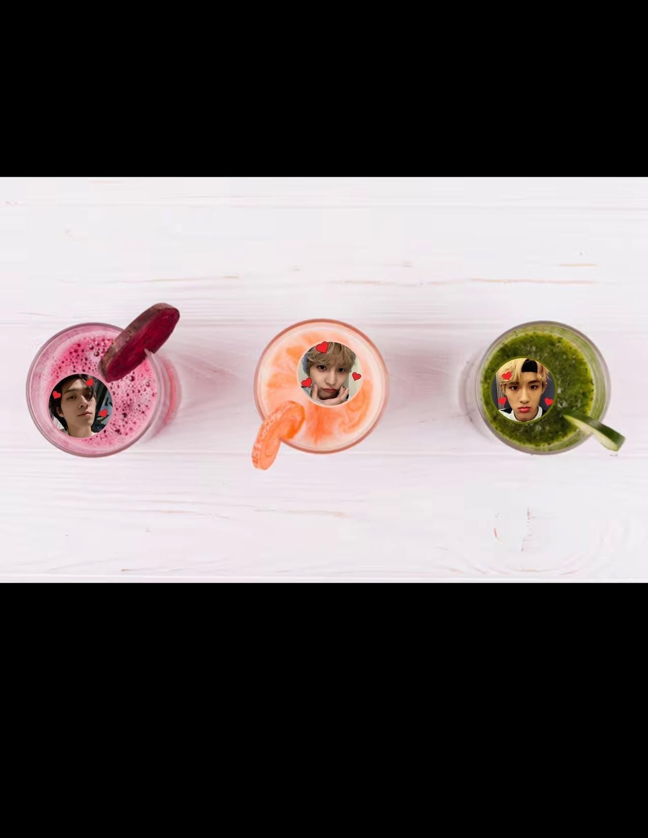 Kpop NCT Lover's Dream: Edible WayV Cupcake & Drink Decorations Valentines Day