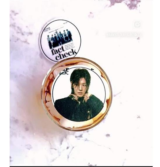 Custom Edible Cupcake Toppers: NCT127 K-pop Fact Check Party Decorations
