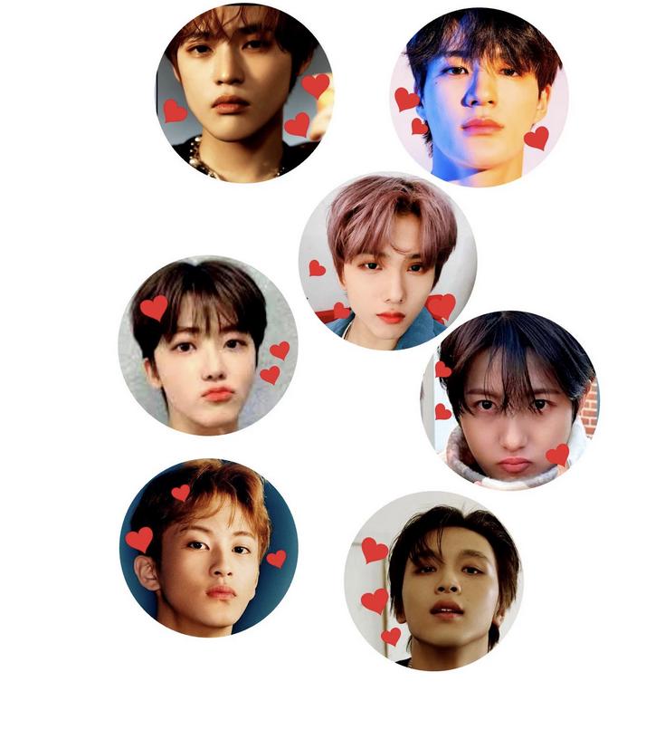 Edible Cupcake Toppers: NCT Dream K-pop Party Decorations Valentines Day
