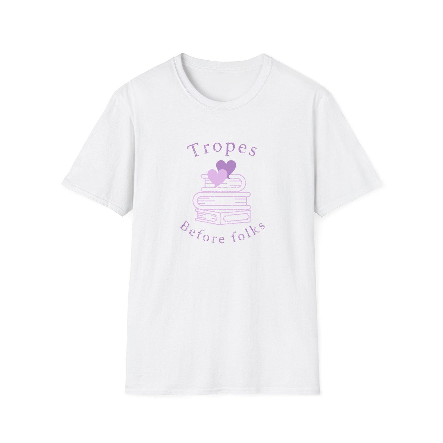 Kpop Fan Shirt, Tropes Before Folks Tee, Funny Fanfiction Merch, Aesthetic Outfit, Unisex Cotton T-Shirt
