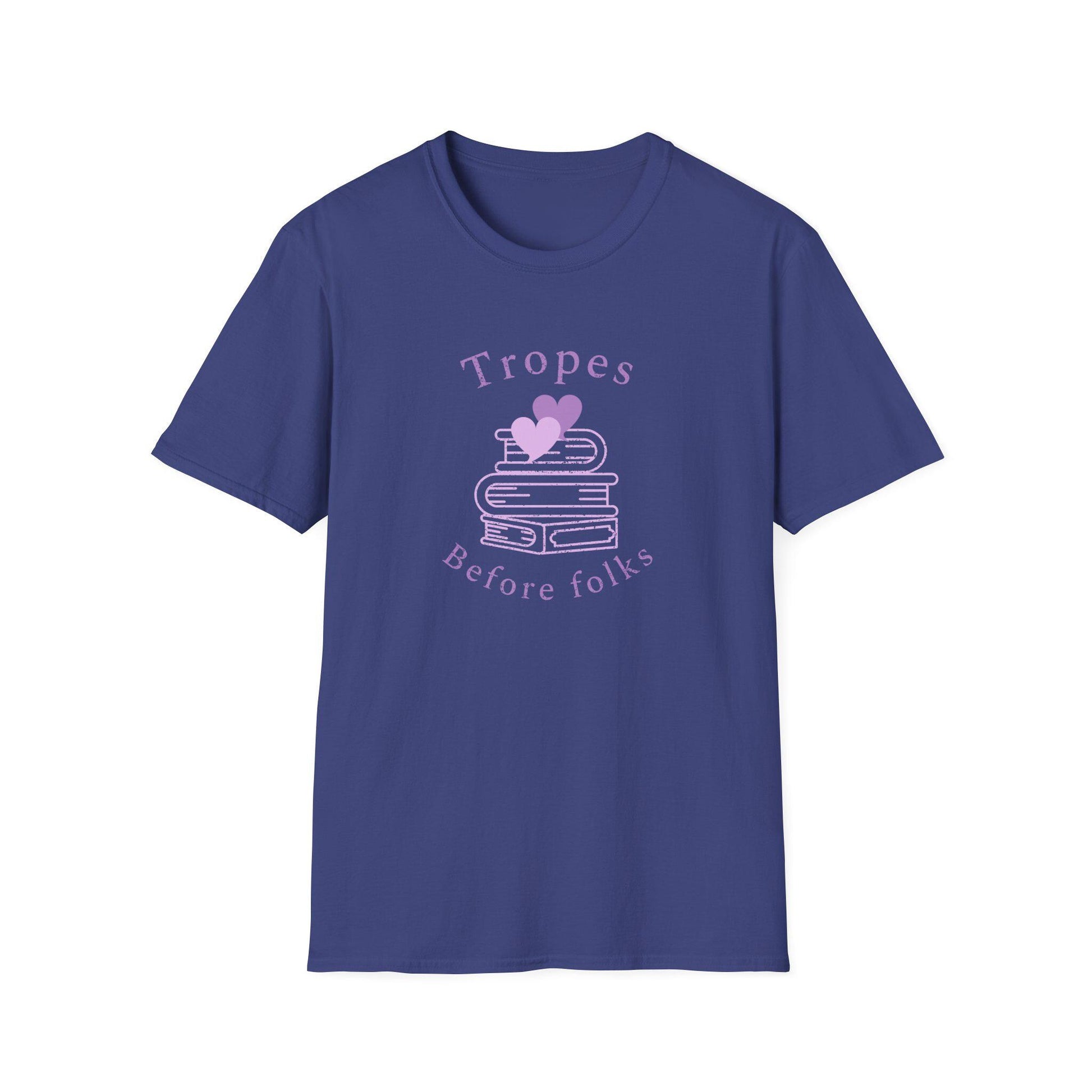 Kpop Fan Shirt, Tropes Before Folks Tee, Funny Fanfiction Merch, Aesthetic Outfit, Unisex Cotton T-Shirt