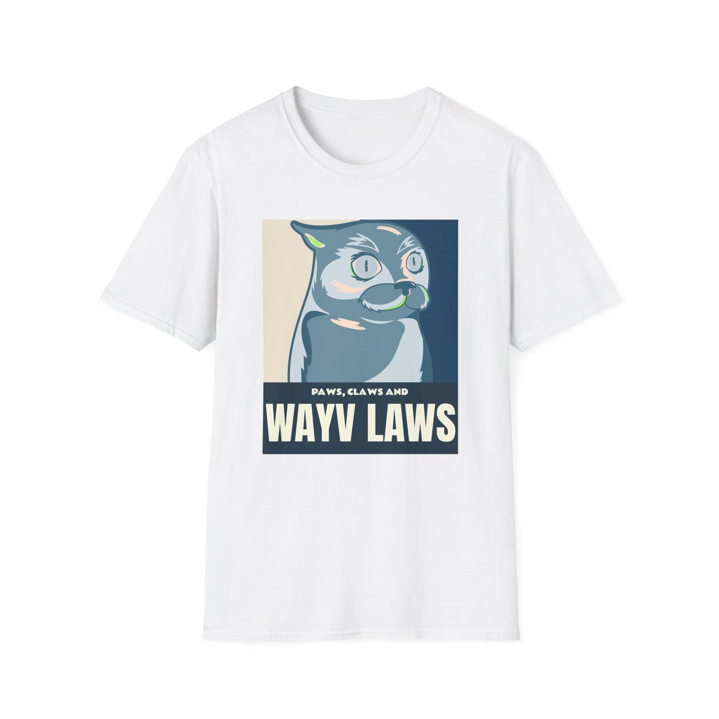 WayV Kpop Shirt, Paws Claws and WayV Laws Tee, Funny Fan Merch, Cute Outfit, Unisex Cotton T-Shirt