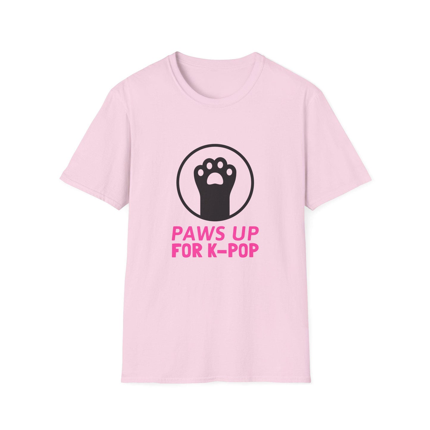 Kpop Shirt, Paws Up for Kpop Tee, Fan Merch, Concert Outfit, Unisex Cotton T-Shirt