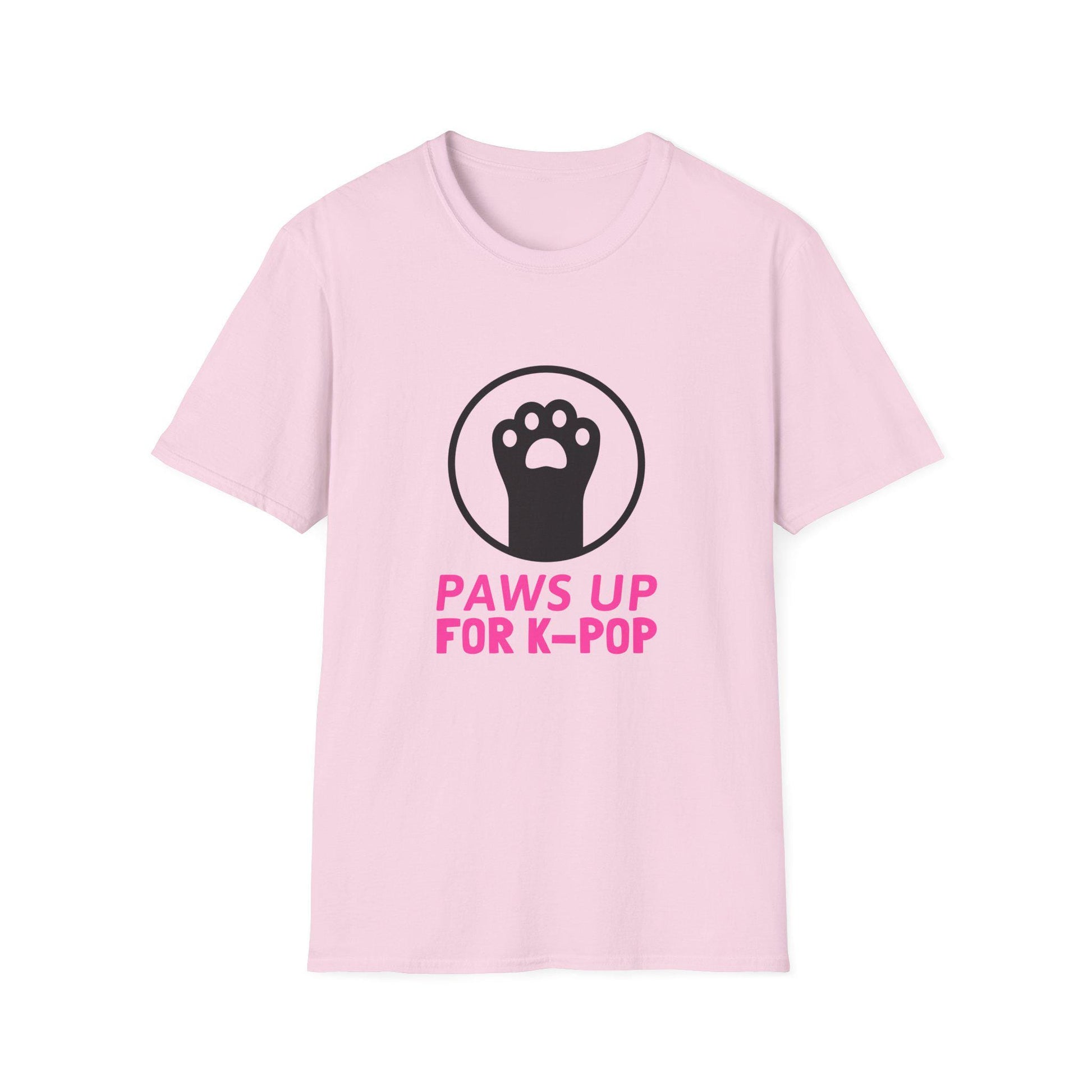 Kpop Shirt, Paws Up for Kpop Tee, Fan Merch, Concert Outfit, Unisex Cotton T-Shirt