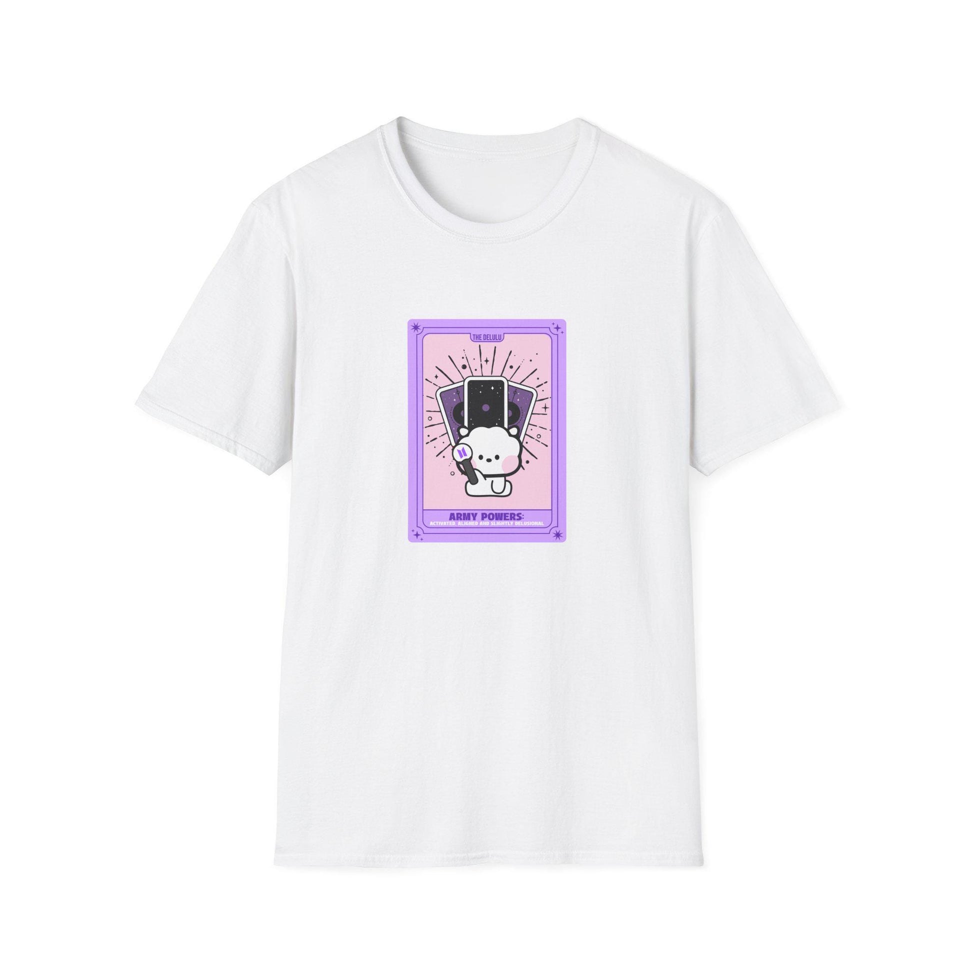 BTS Kpop Shirt, BT21 RJ Tarot Tee, Army Fan Merch, Concert Outfit, Unisex Cotton T-Shirt
