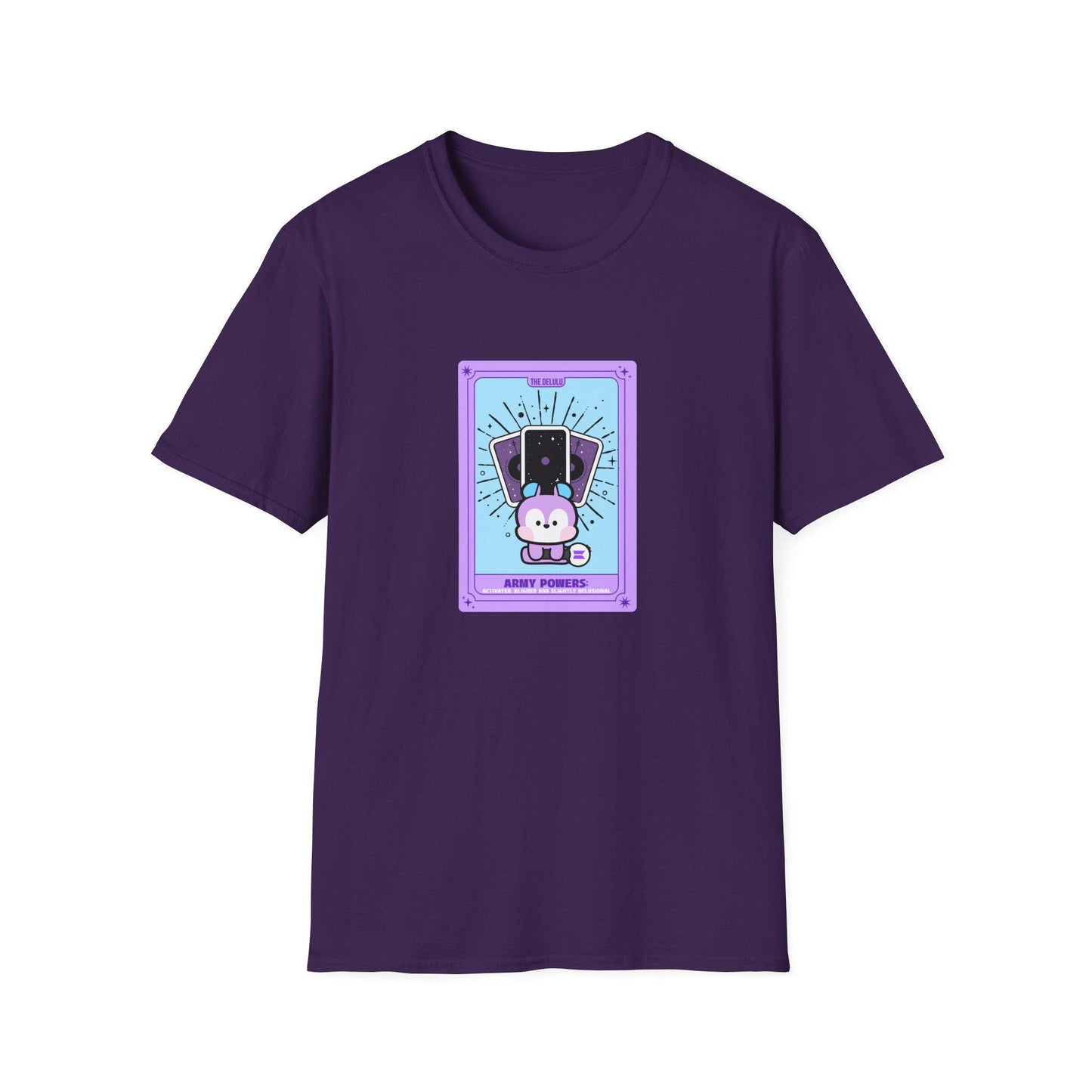 BTS Kpop shirt, BT21 Mang Tarot Tee, Army Fan Merch, Concert Outfit, Unisex Cotton T-Shirt