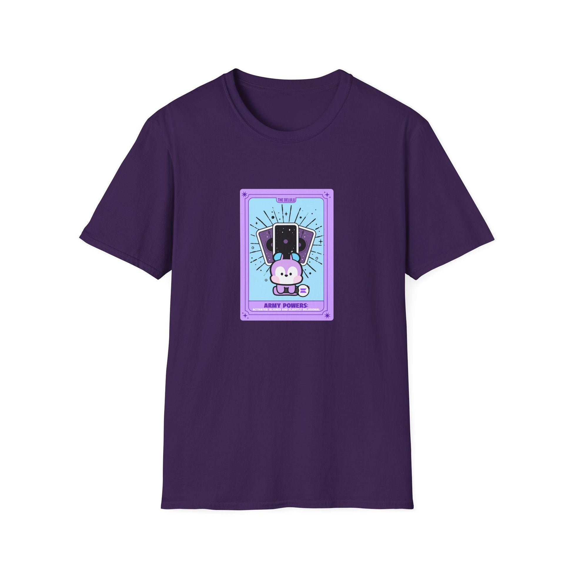 BTS Kpop shirt, BT21 Mang Tarot Tee, Army Fan Merch, Concert Outfit, Unisex Cotton T-Shirt