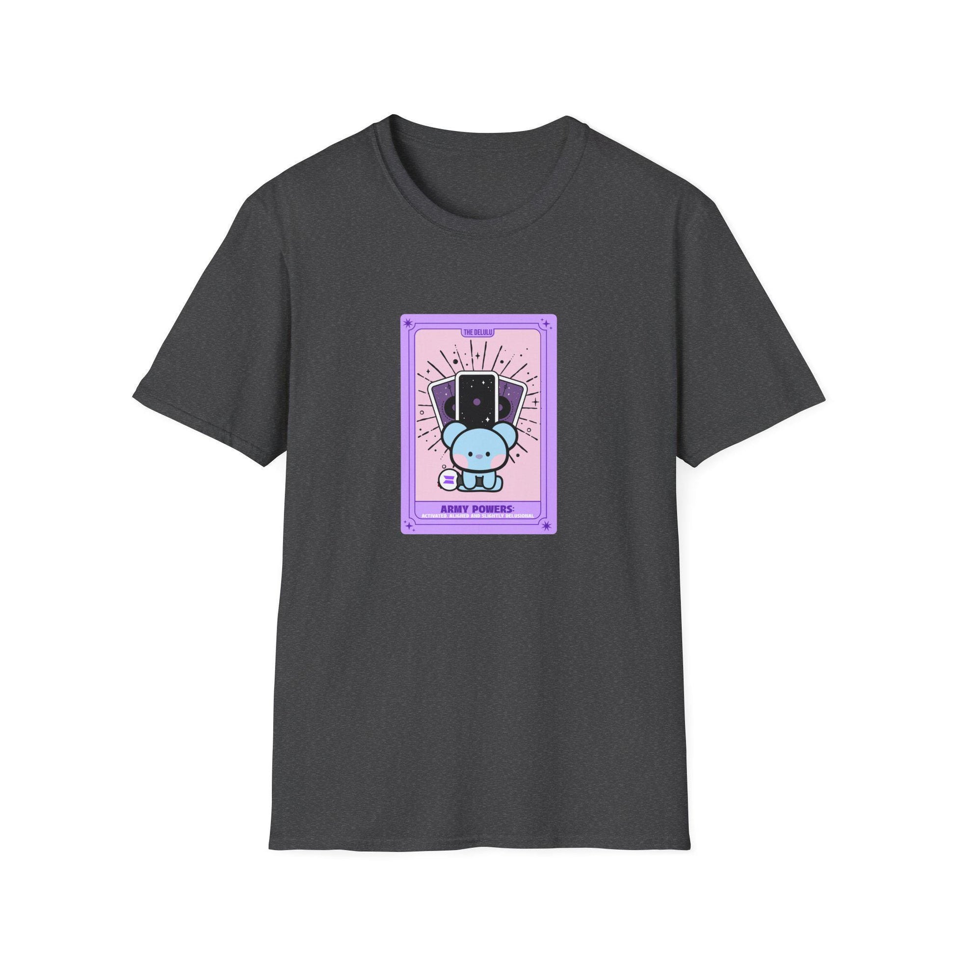 BTS Kpop Shirt, BT21 Koya Tarot Design, Fan Gift, Concert Outfit Tee, Unisex Cotton Top