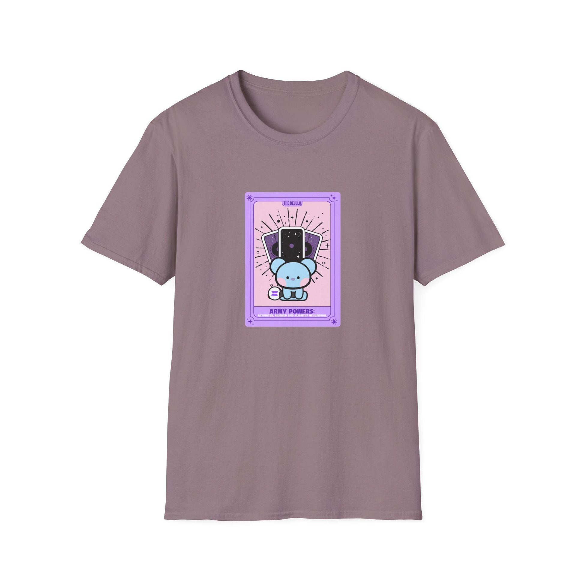 BTS Kpop Shirt, BT21 Koya Tarot Design, Fan Gift, Concert Outfit Tee, Unisex Cotton Top