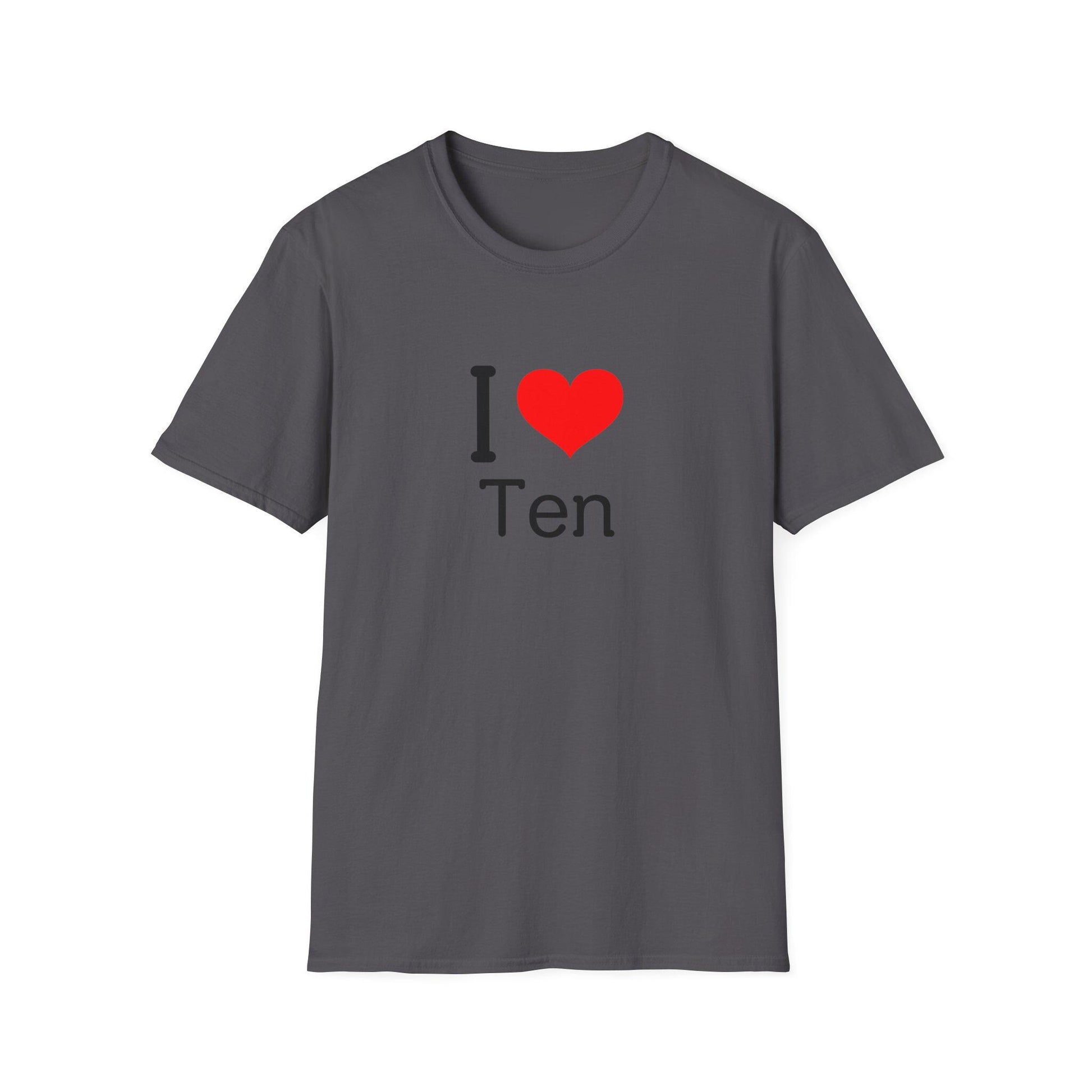 Kpop Shirt, I Love Ten Tee, Wayv Fan Merch, Concert Outfit, Unisex Cotton T-Shirt