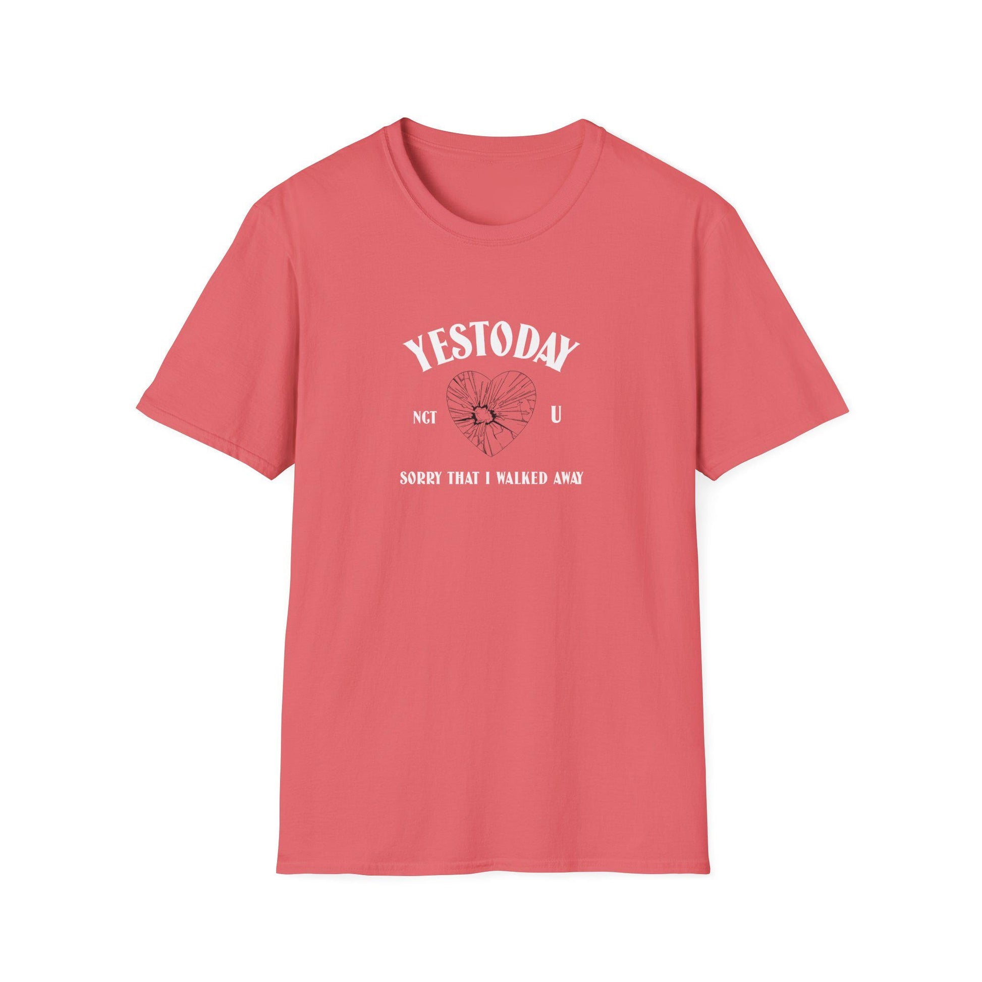NCT U Kpop Shirt, Yestoday Lyric Tee, Fan Merch, Concert Outfit, Unisex Cotton T-Shirt
