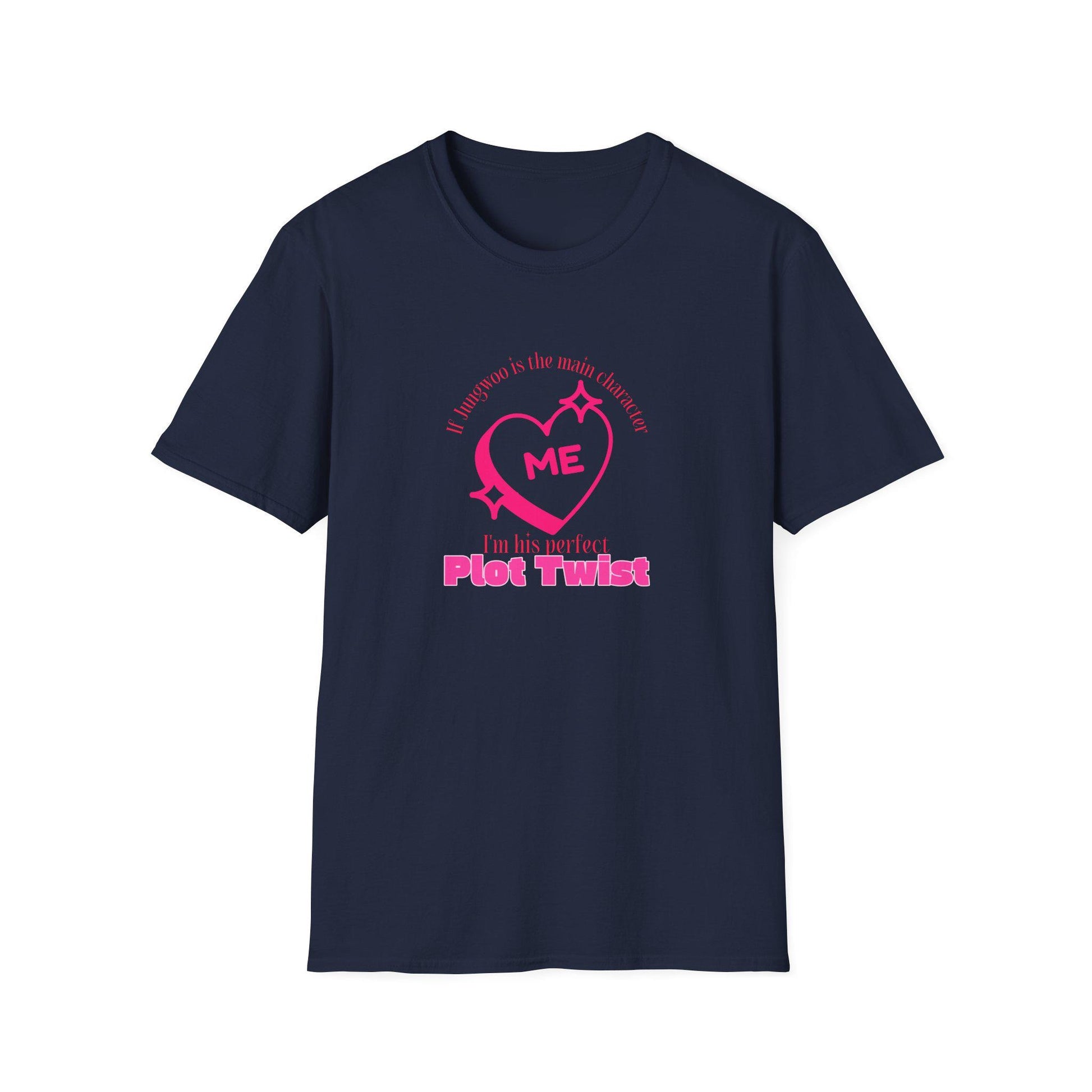 Jungwoo Kpop Shirt, Plot Twist Tee, NCT127 Fan Merch, Concert Outfit, Unisex Cotton T-Shirt