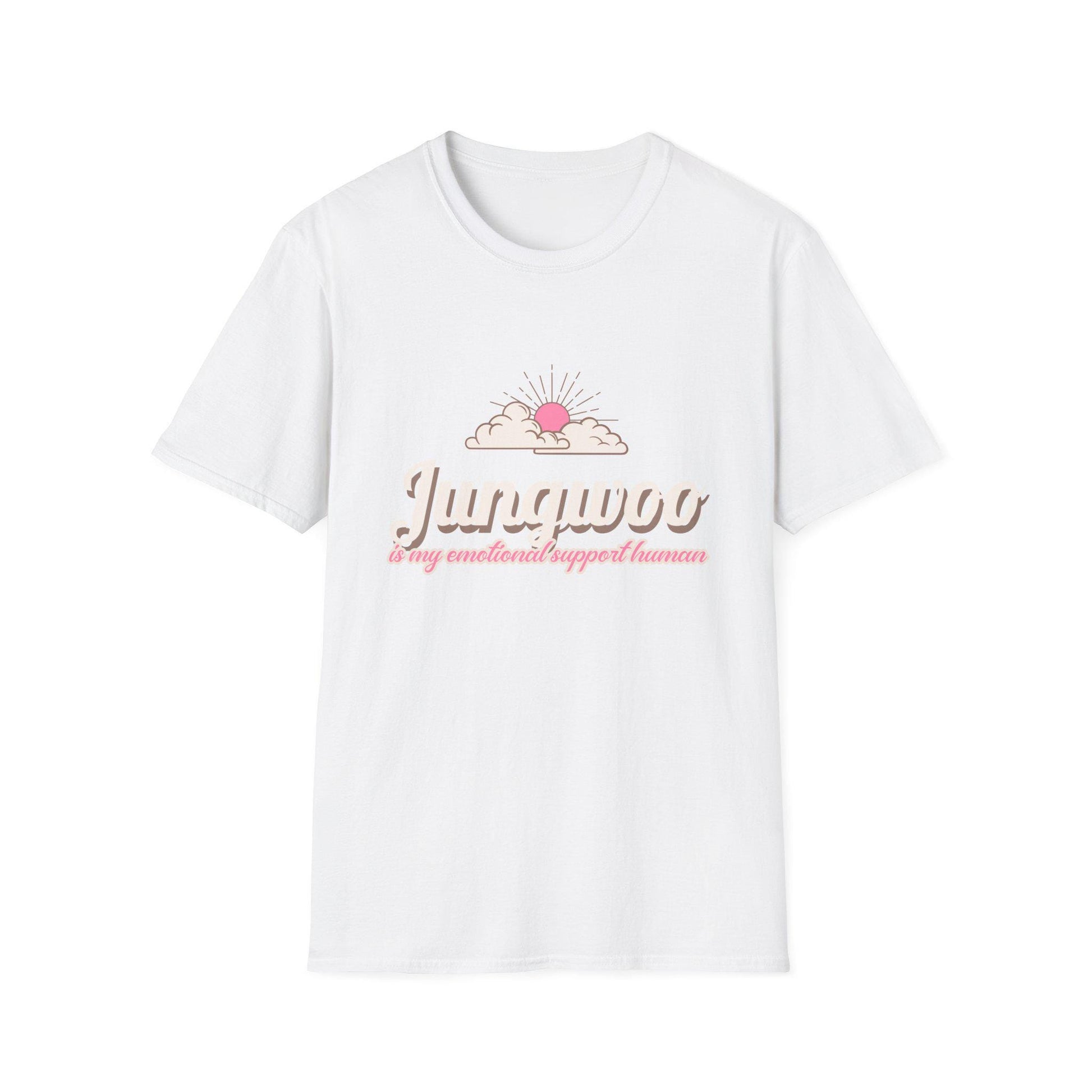 NCT127 Kpop Shirt, Jungwoo Emotional Support Human Tee, Fan Merch, Concert Outfit, Unisex Cotton T-Shirt