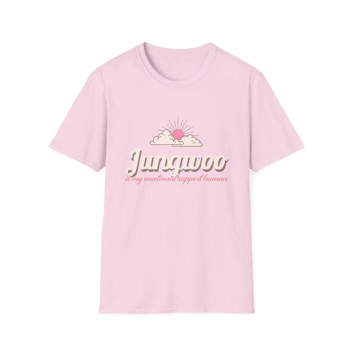 NCT127 Kpop Shirt, Jungwoo Emotional Support Human Tee, Fan Merch, Concert Outfit, Unisex Cotton T-Shirt