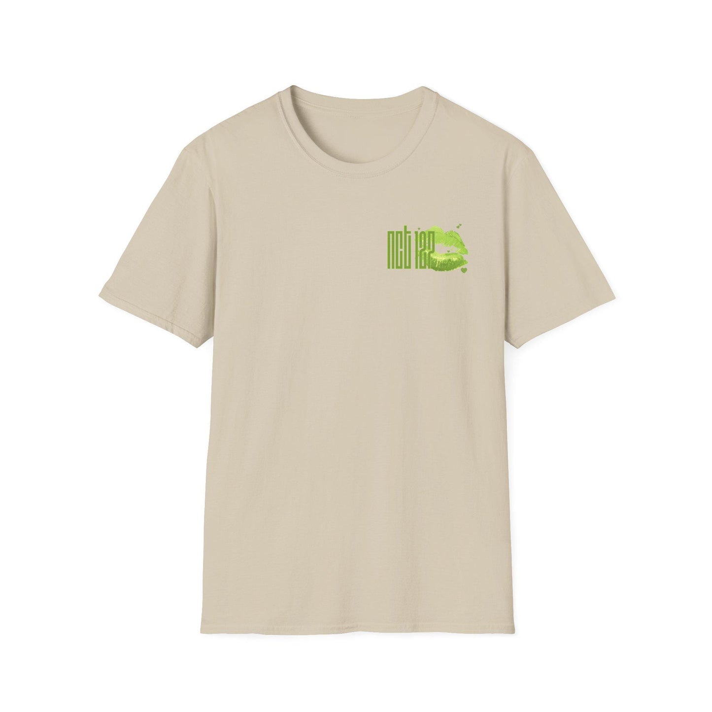 Kpop Shirt, Logo Lipstick Kiss Tee, NCT127 Fan Merch, Concert Outfit, Unisex Cotton T-Shirt