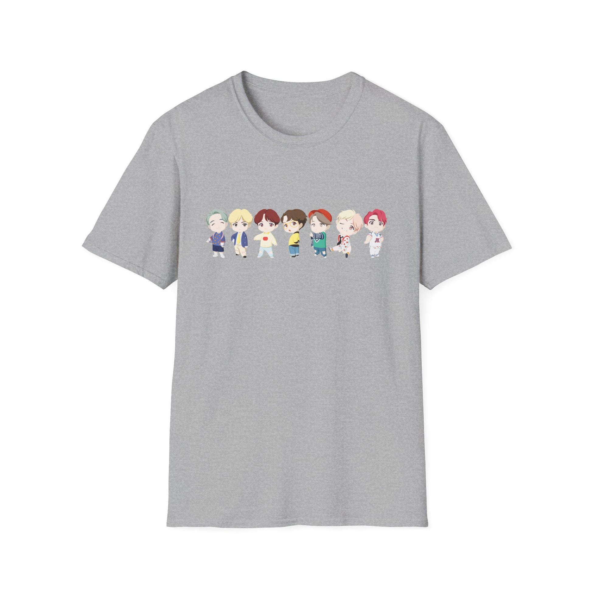 BTS Kpop Shirt, TinyTAN Idol Tee, Army Fan Merch, Concert Outfit, Unisex Cotton T-Shirt